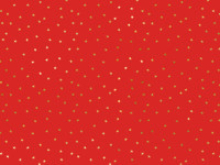 Rotes Sternchen Geschenkpapier 2m x 70cm