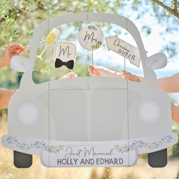 Just Married Car photo frame