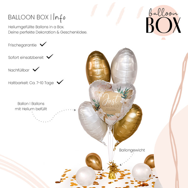 Heliumballon in der Box Modern Boho Wedding 3