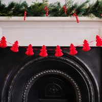 Preview: Eco honeycomb paper Christmas tree garland
