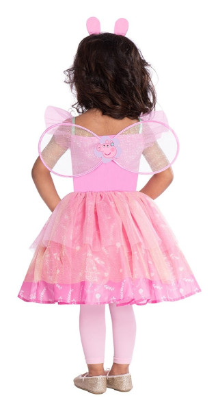 Pink Peppa grise kjole til piger