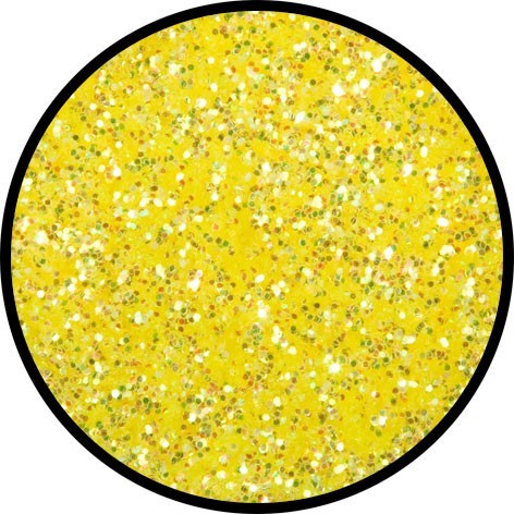 Sun-yellow scattered glitter for sparkling party nights