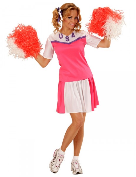 Cheerleader Bunny ladies costume 3