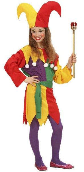Little Jester Child Costume colorato 2