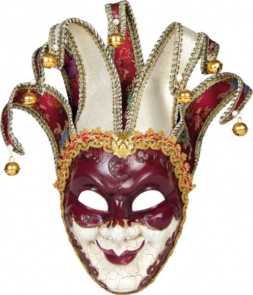 Venezianische Joker Maske Deluxe
