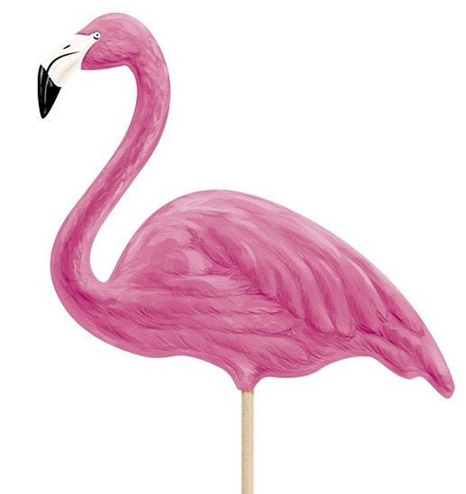 6 Tortendeko Flamingos Kohakai 23,5cm 2