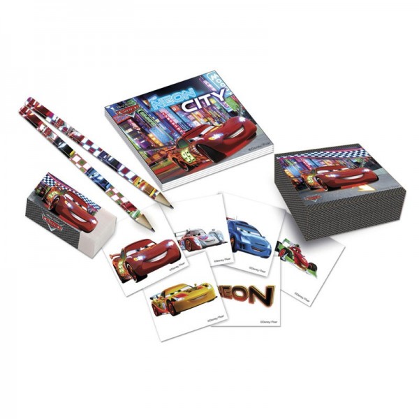 Cars Neon City writing set 16 pieces
