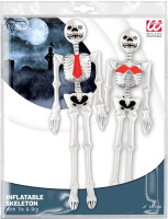 Oversigt: Livstørrelse oppusteligt skelet 183cm