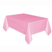 Preview: Foil tablecloth Mila light pink 1.37 x 2.47m
