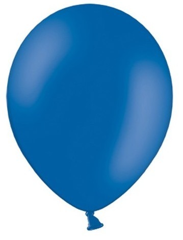 10 Partystar ballonnen koningsblauw 27cm
