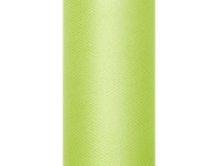 Tulle fabric Luna light green 9m x 15cm