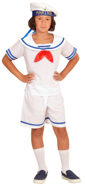 Retro Sailor Marine Kinder Kostüm 3