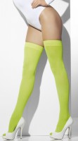 Neon green thigh highs Cathy