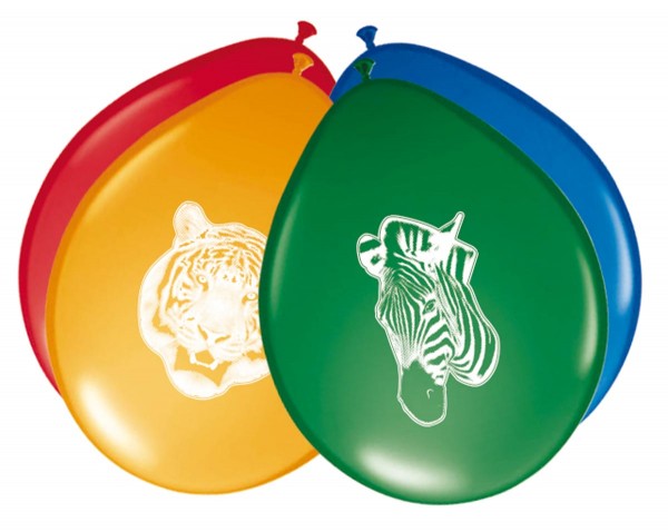 8 palloncini safari