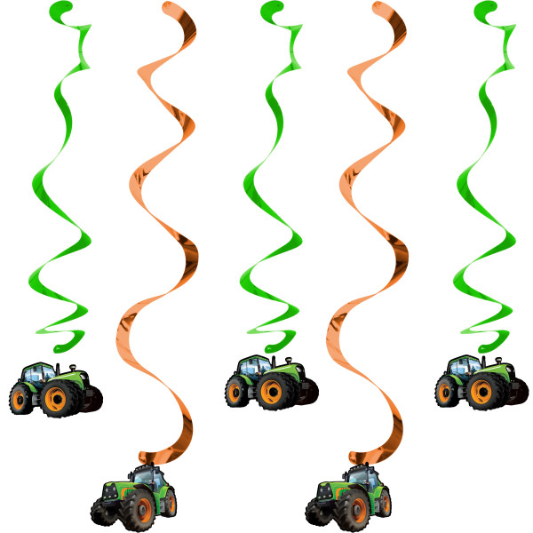 5 tractor party hangers