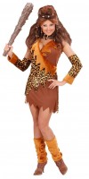 Oversigt: Stone Age leopard lady kostume deluxe