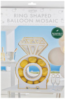 Preview: Champagne to Love ring shaped balloon stand