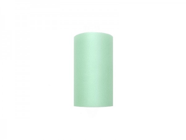 Tulle on a roll mint green 8cm x 20m 2