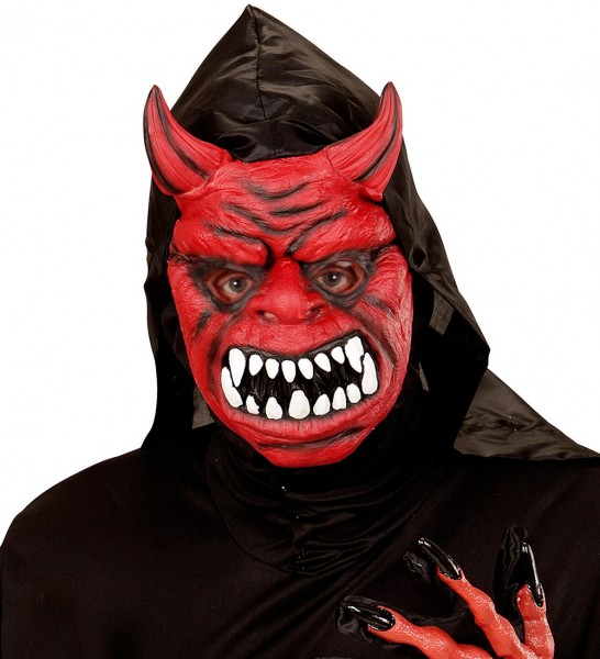 Red Devil djävulen mask