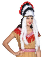 Preview: Opulent chief feather headdress