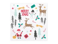 Preview: 20 Little Christmas napkins 33cm