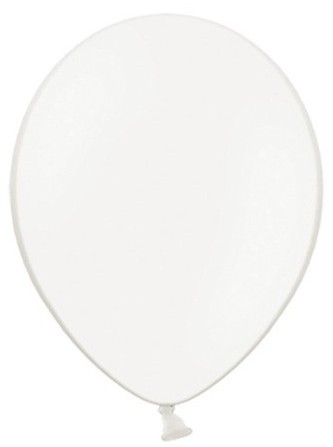100 palloncini Blanca bianco 25cm