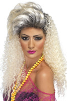 Blonde Carrie Lou 80s wig