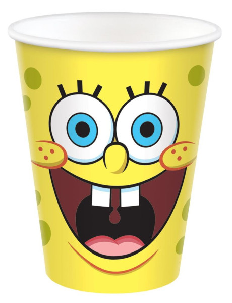 8 Spongebob Party cups 250ml