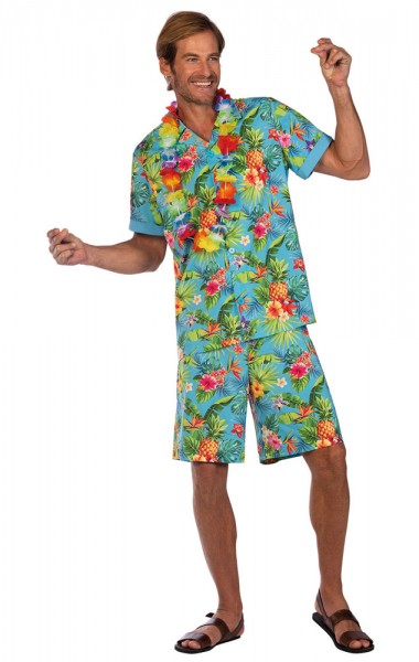 2-teiliges Hawaii Kostüm Set für Herren