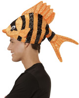 Orange farvet anemonefish hat