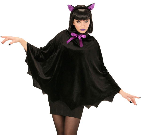 2-teiliges Blacky Bat Damen-Kostüm-Set