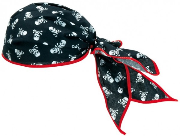 Children's pirate skull scarf
