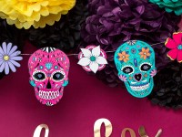 Vorschau: Fest der Toten Masken Girlande 1,2m