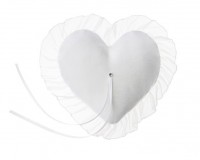 Widok: Poduszka w kształcie serca z wieczną obietnicą 13 cm