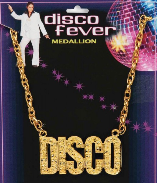 Golden DISCO necklace