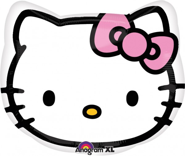 Hello Kitty-Face folie ballon 43cm
