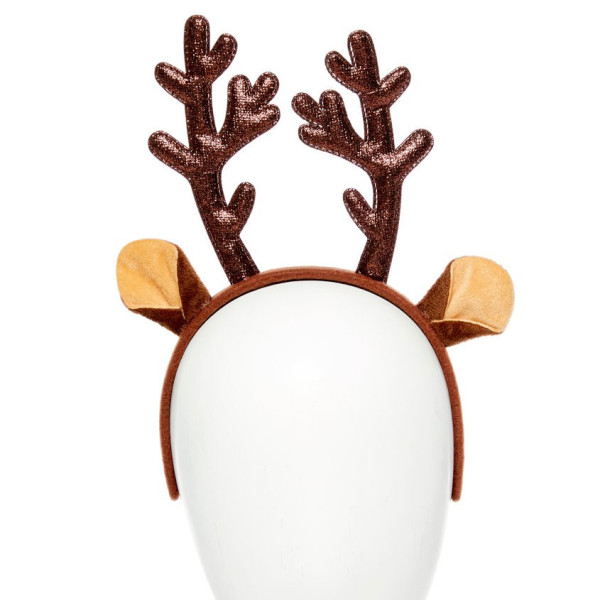 Glittering reindeer headband