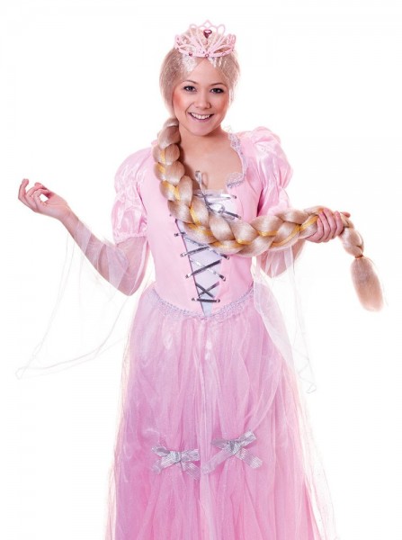 Blonde fairy tale wig giant plait