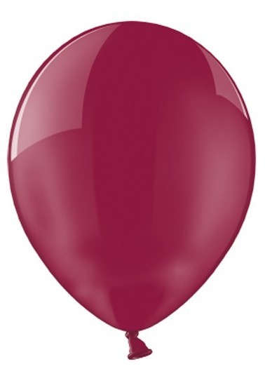 100 ballonger vinröd blank 13cm