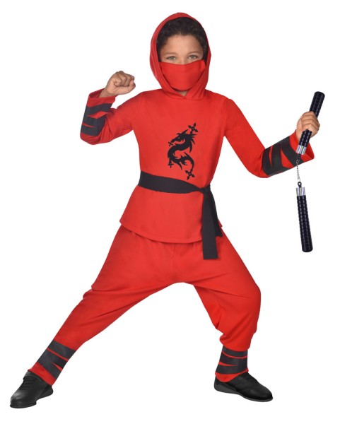 Ninja Nunchaku Spielzeugwaffe Kinder 19 cm schwarz