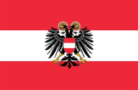 Österreich Fan Flagge 90 x 150cm