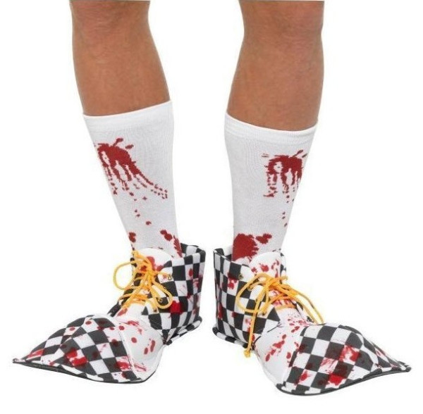 Horror clown shoe covers