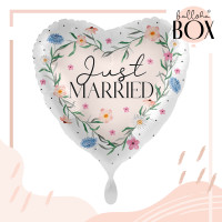 Vorschau: Balloha Geschenkbox DIY Floral Just Married XL
