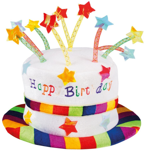 Geburtstagskuchen Hut Happy Birthday 2