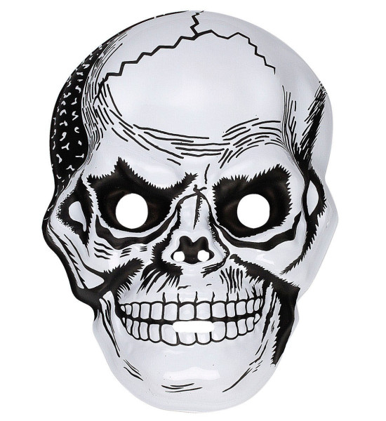Maska przedstawiająca czaszkę na Halloween