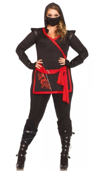 Nina ninja kostume til kvinder