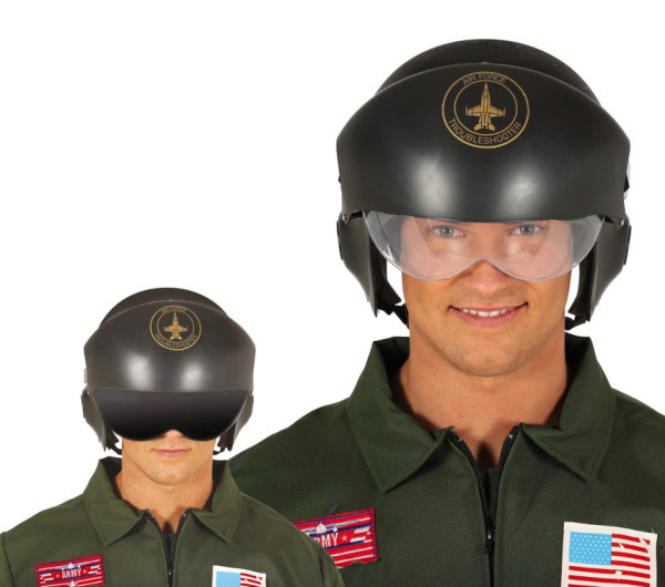 Airforce fighter jet pilots helmet for adults