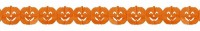 Oversigt: Glad græskar Halloween krans 300 cm