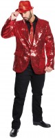 Red iridescent show star jacket