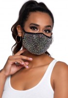 Vorschau: Mund-Nase-Maske Charm mit Strass